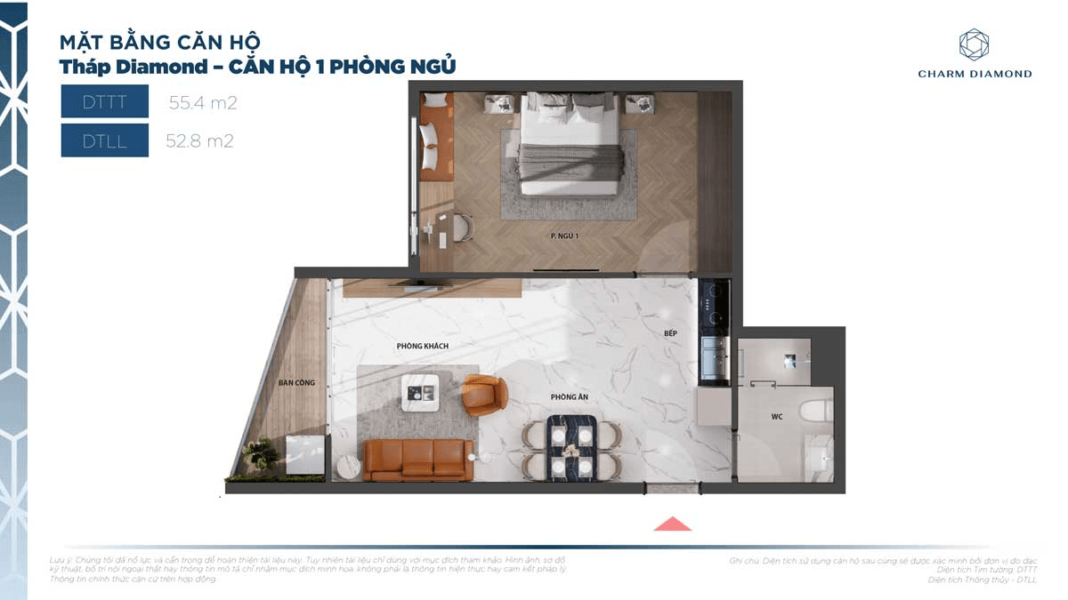 Căn hộ Charm Diamond Vincom Dĩ An - Chủ đầu tư Charm Group