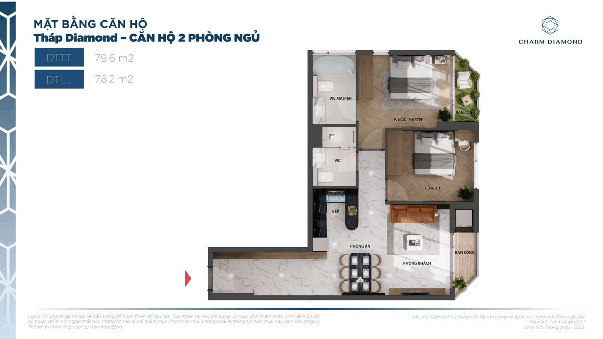  Căn hộ Charm Diamond Vincom Dĩ An - Chủ đầu tư Charm Group