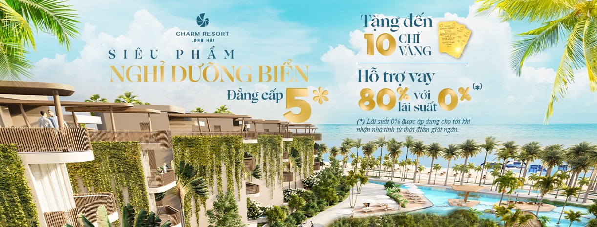 #1. Dự án Charm Resort Long Hải – Chủ đầu tư Charm Group