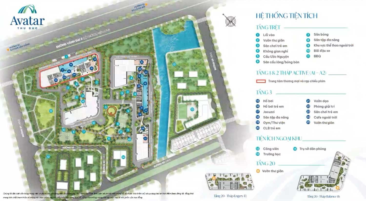 Tiện ích dự án Avatar Thu duc