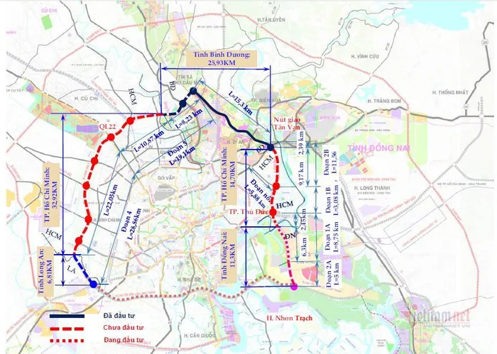 Ngày 18/6, khởi công dự án Vành đai 3, cao tốc Biên Hòa - Vũng Tàu