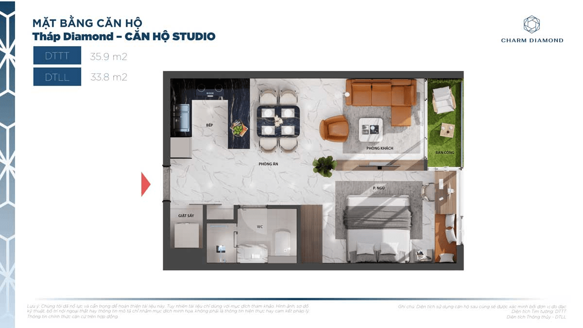 Căn hộ Charm Diamond Vincom Dĩ An - Chủ đầu tư Charm Group