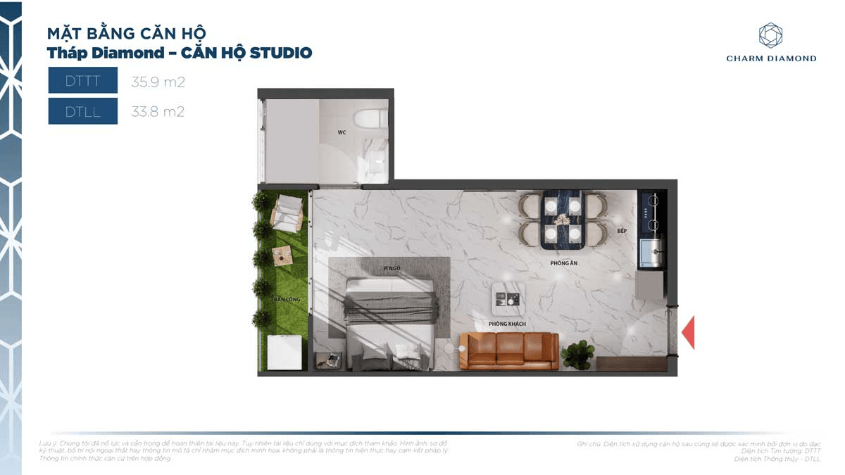 Căn hộ Charm Diamond Vincom Dĩ An - Chủ đầu tư Charm Group