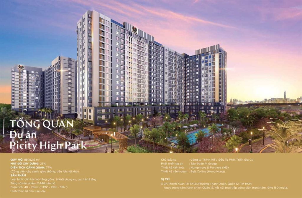Dự án Picity High Park – Căn hộ chuẩn resort tại quận 12