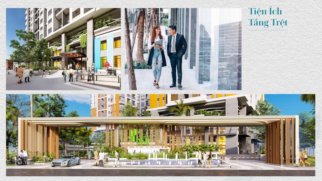 Tiện ích trung tâm thương mại dự án Phú Đông Sky Garden