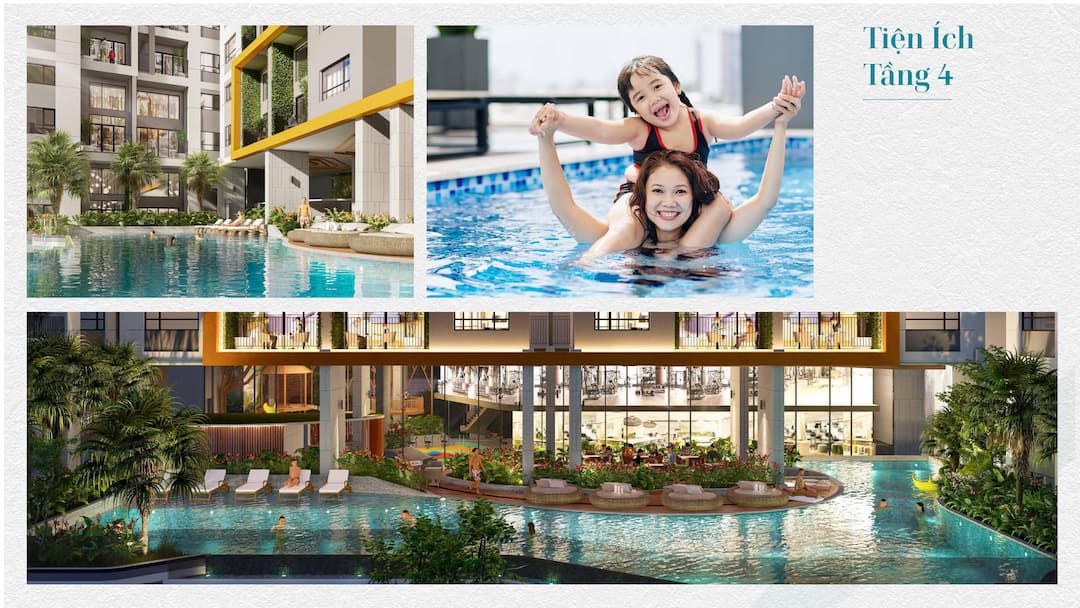 Tiện ích hồ bơi dự án Phú Đông Sky Garden