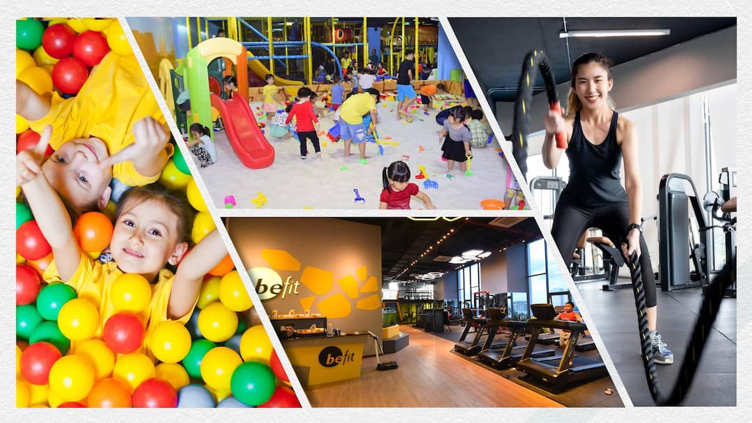 Khu vui chơi, phòng Gym tại Phú Đông Sky Garden