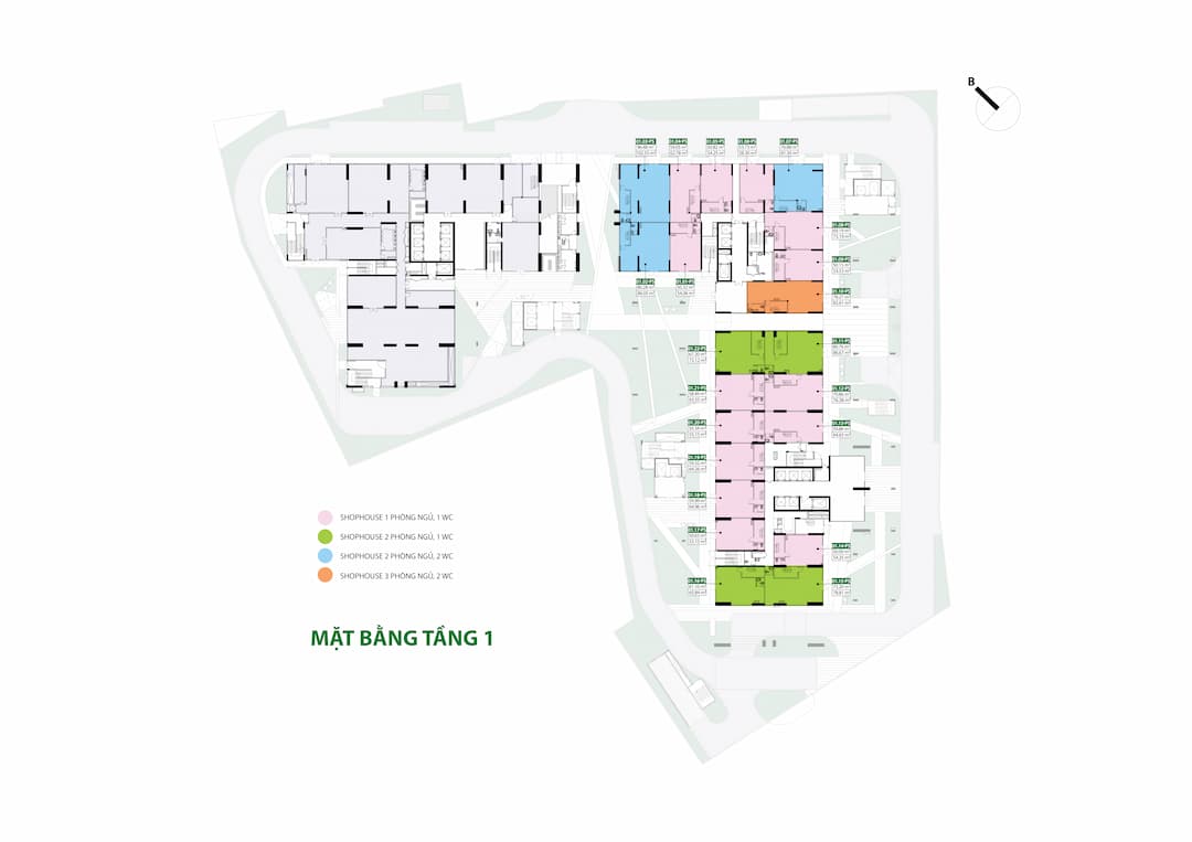 Mặt bằng tầng dự án Picity Sky Park