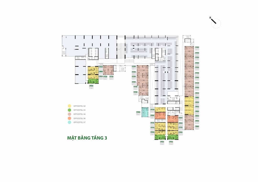 Mặt bằng tầng dự án Picity Sky Park