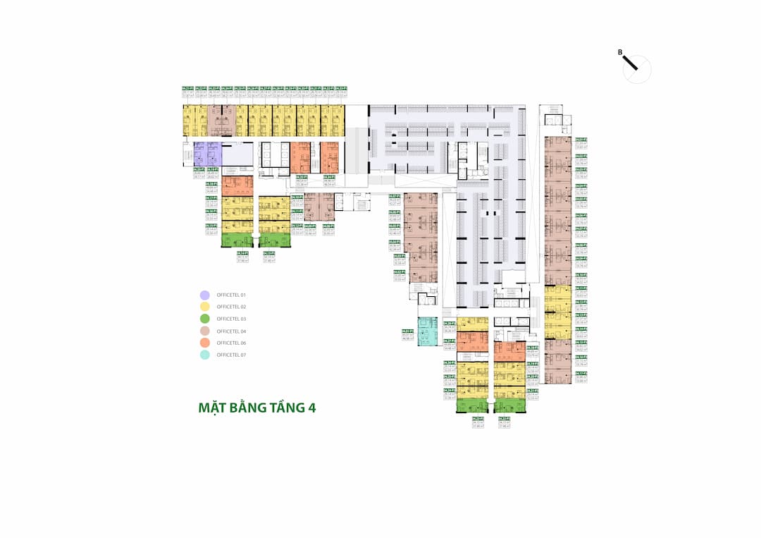 Mặt bằng tầng dự án Picity Sky Park