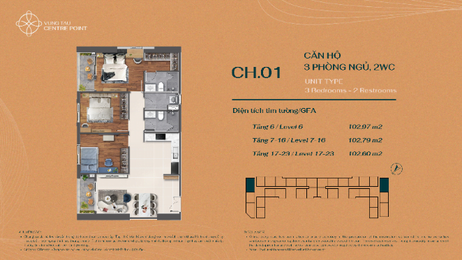 Dự án Vũng Tàu Centre Point - Căn hộ cao cấp chuẩn resort tại Vũng Tàu