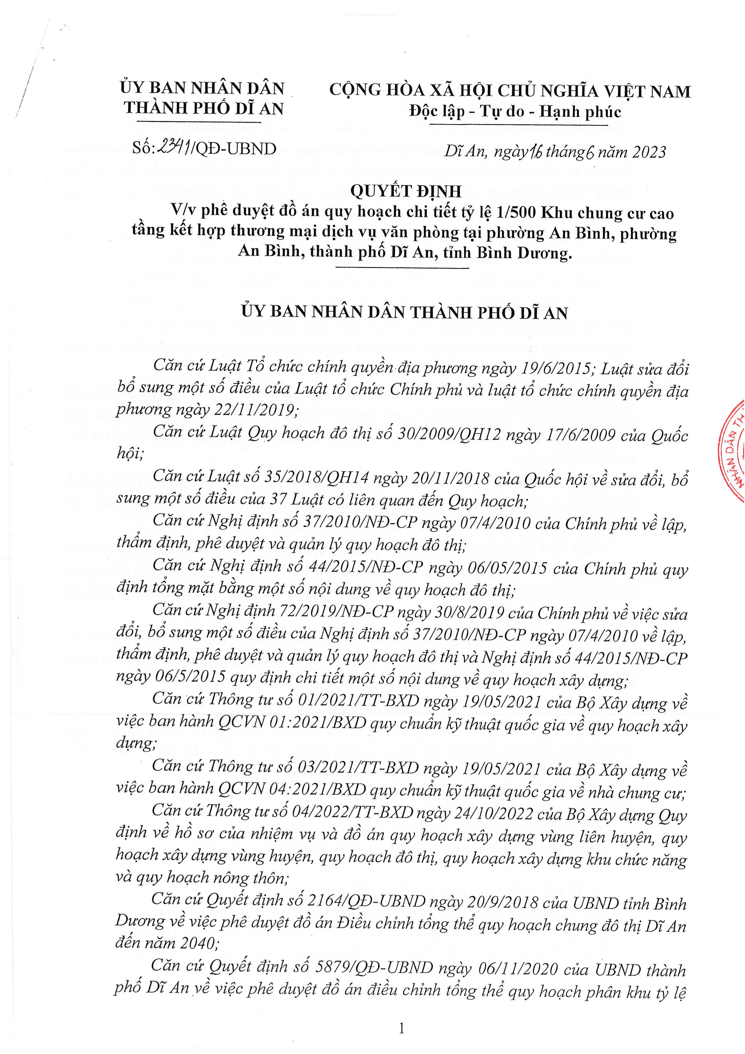 QĐ 1/500 dự án Picity Sky Park