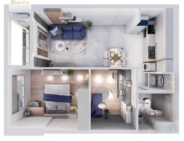 Dự án Charm City - Căn hộ cao cấp tại Dĩ An, Bình Dương