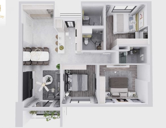 Dự án Charm City - Căn hộ cao cấp tại Dĩ An, Bình Dương