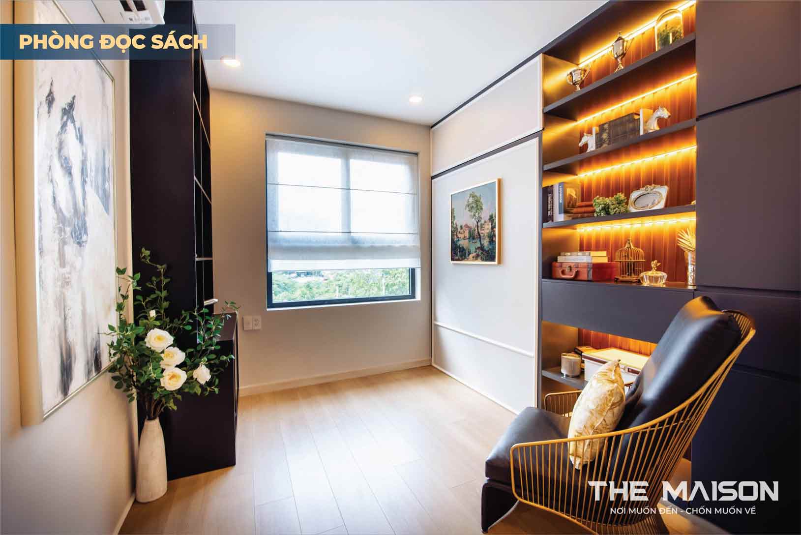 căn hộ mẫu 3 phòng ngủ The Maison