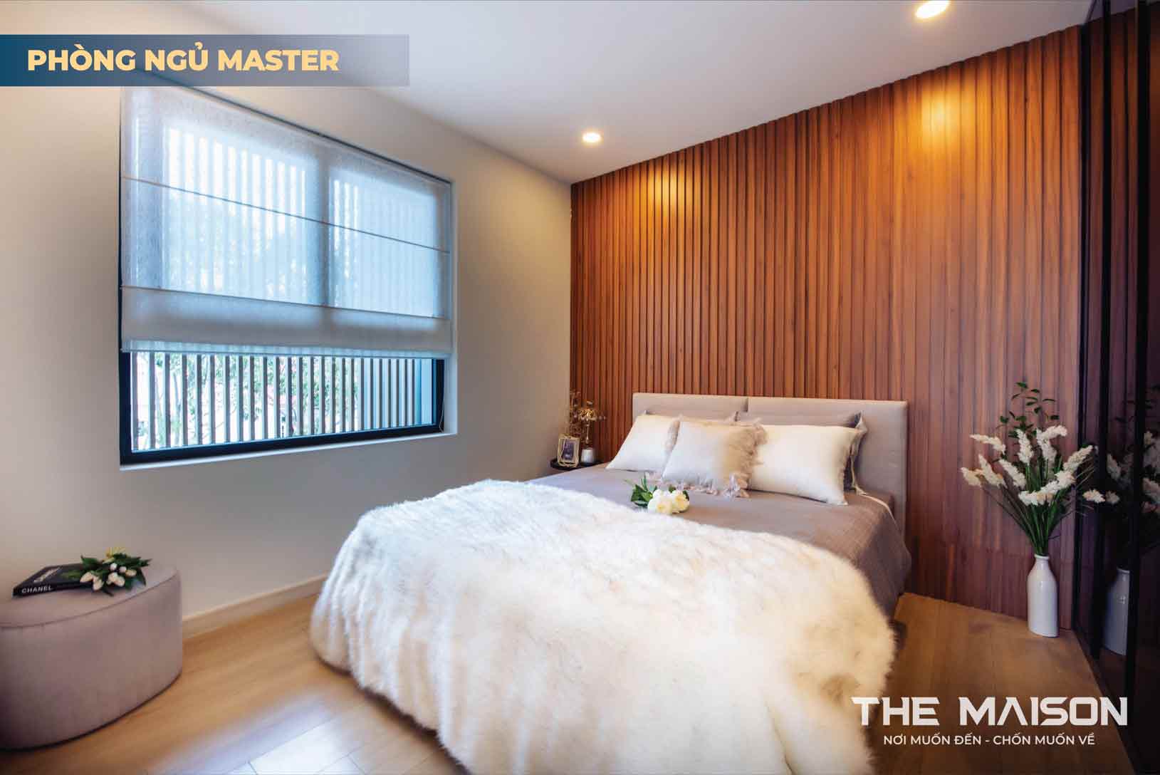 căn hộ mẫu 3 phòng ngủ The Maison