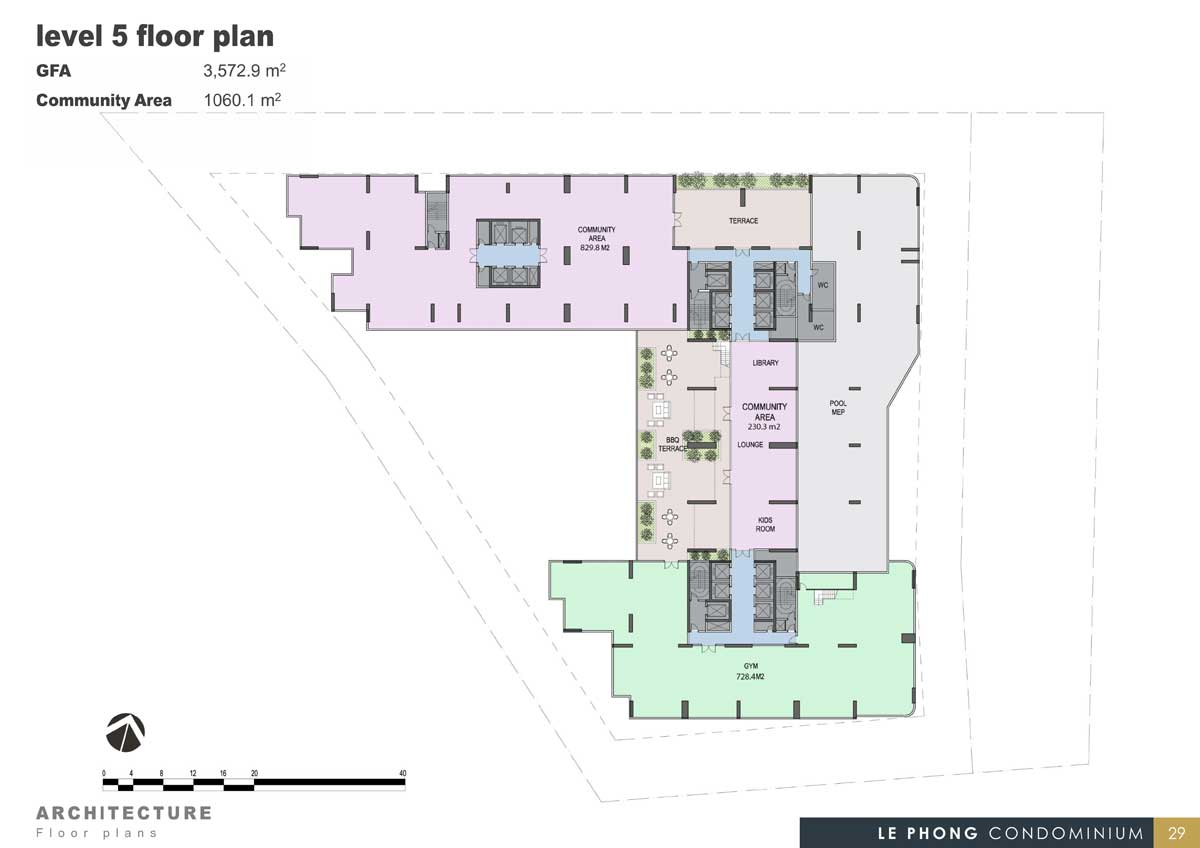 Mặt bằng tầng The Emerald Golf View 14