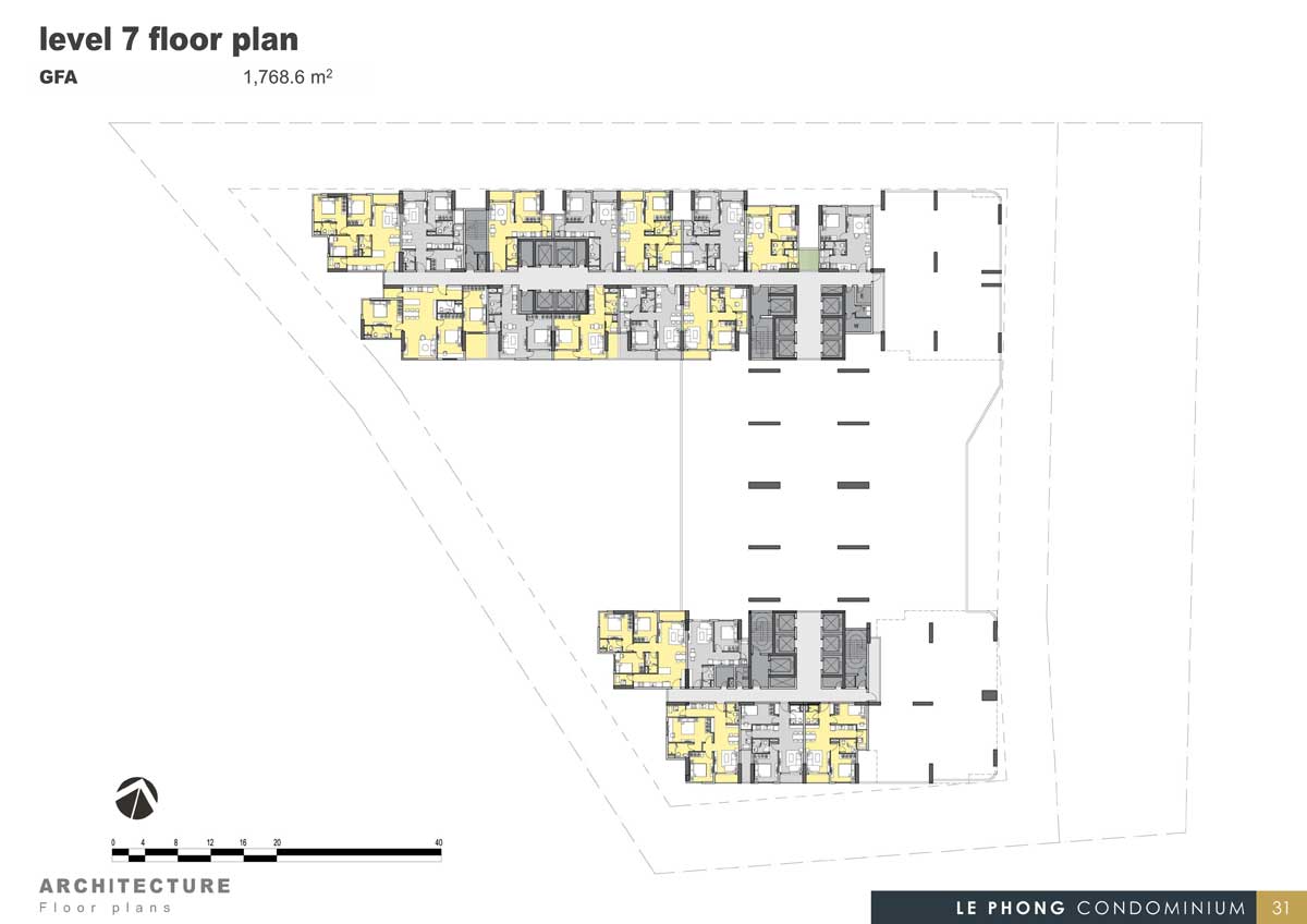 Mặt bằng tầng The Emerald Golf View 12