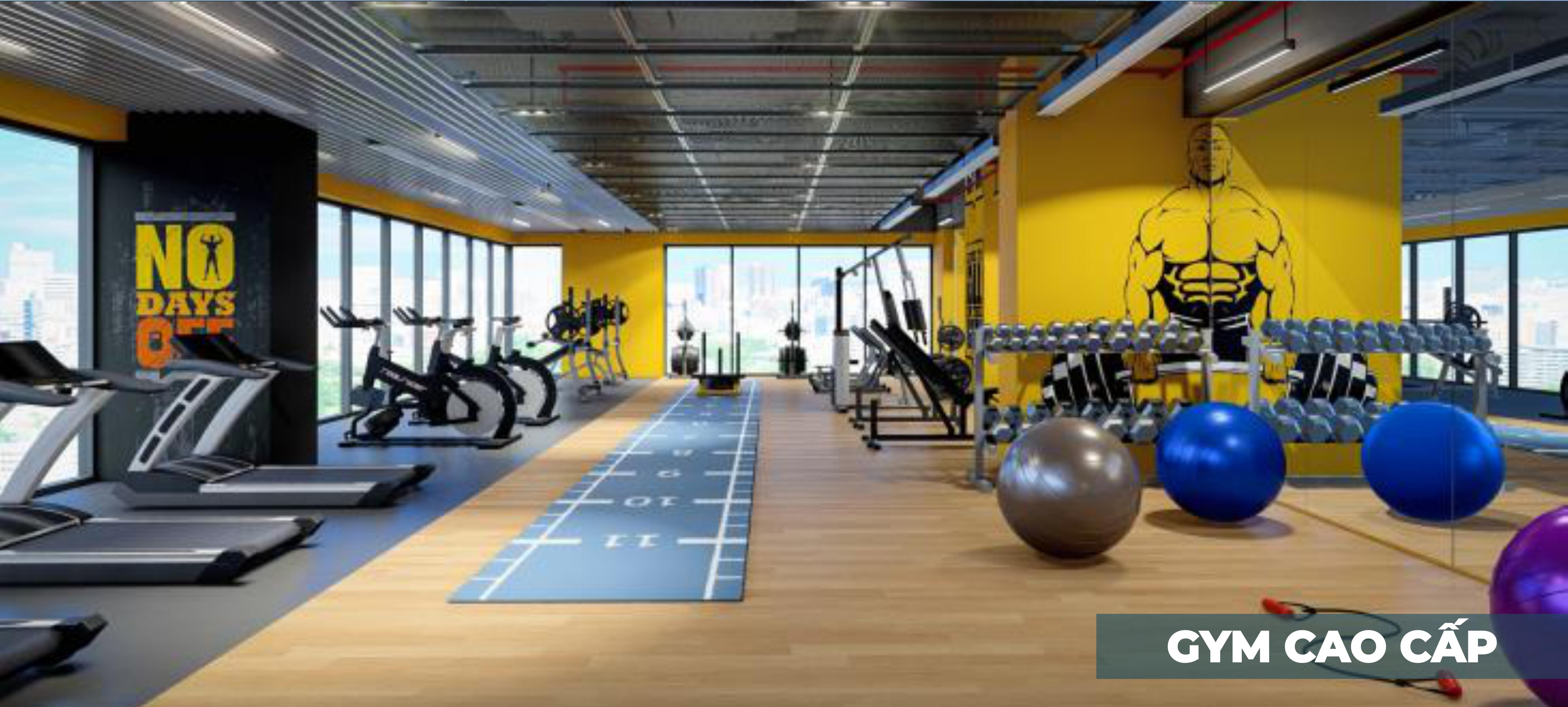 Tiện ích The Maison phòng GYM