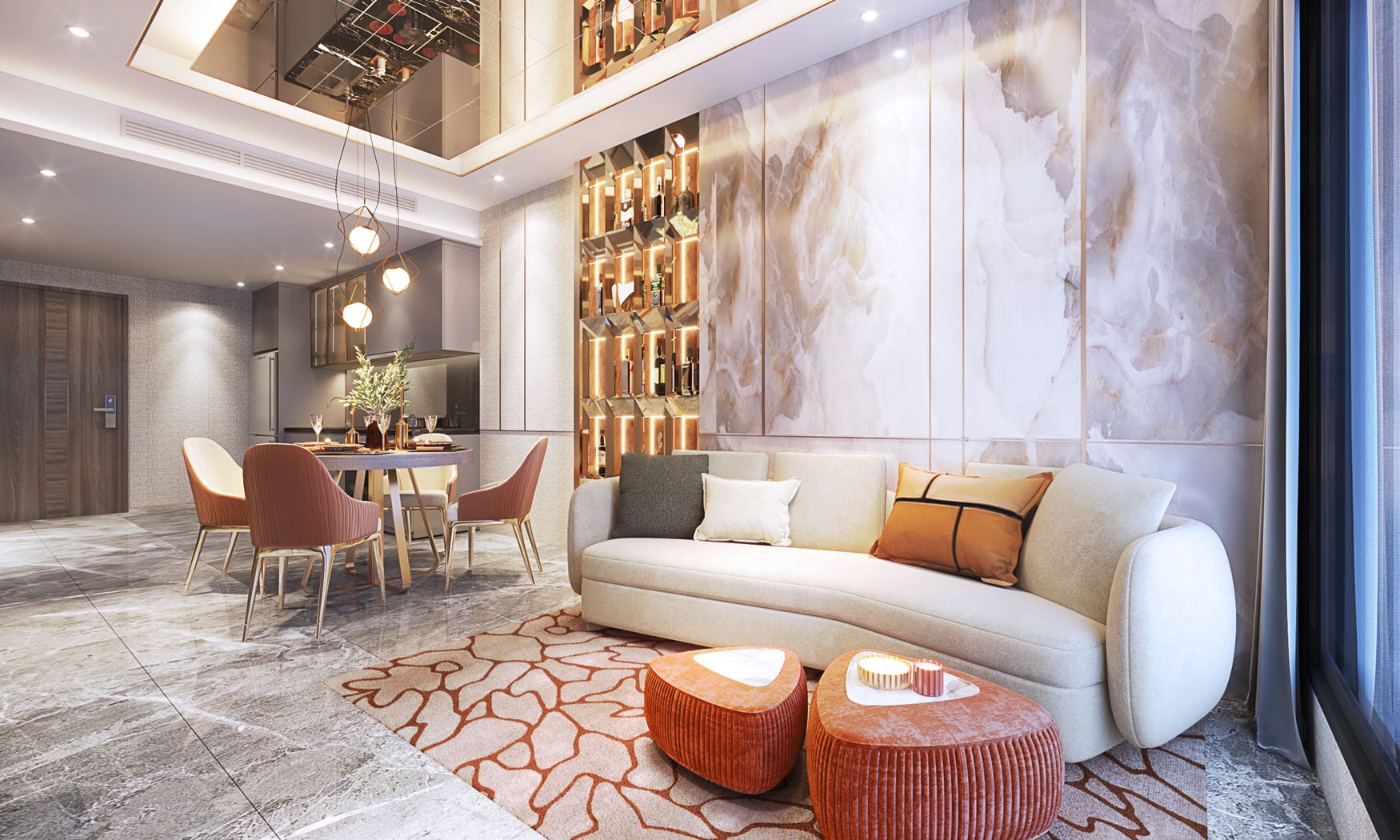 Căn hộ mẫu Picity Sky Park 1