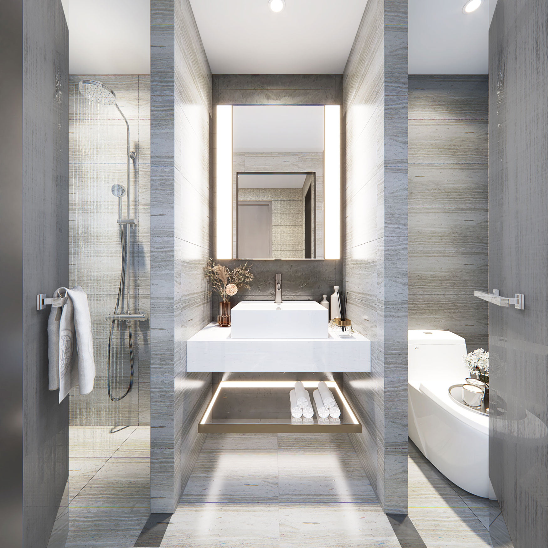 Căn hộ mẫu Picity Sky Park 10