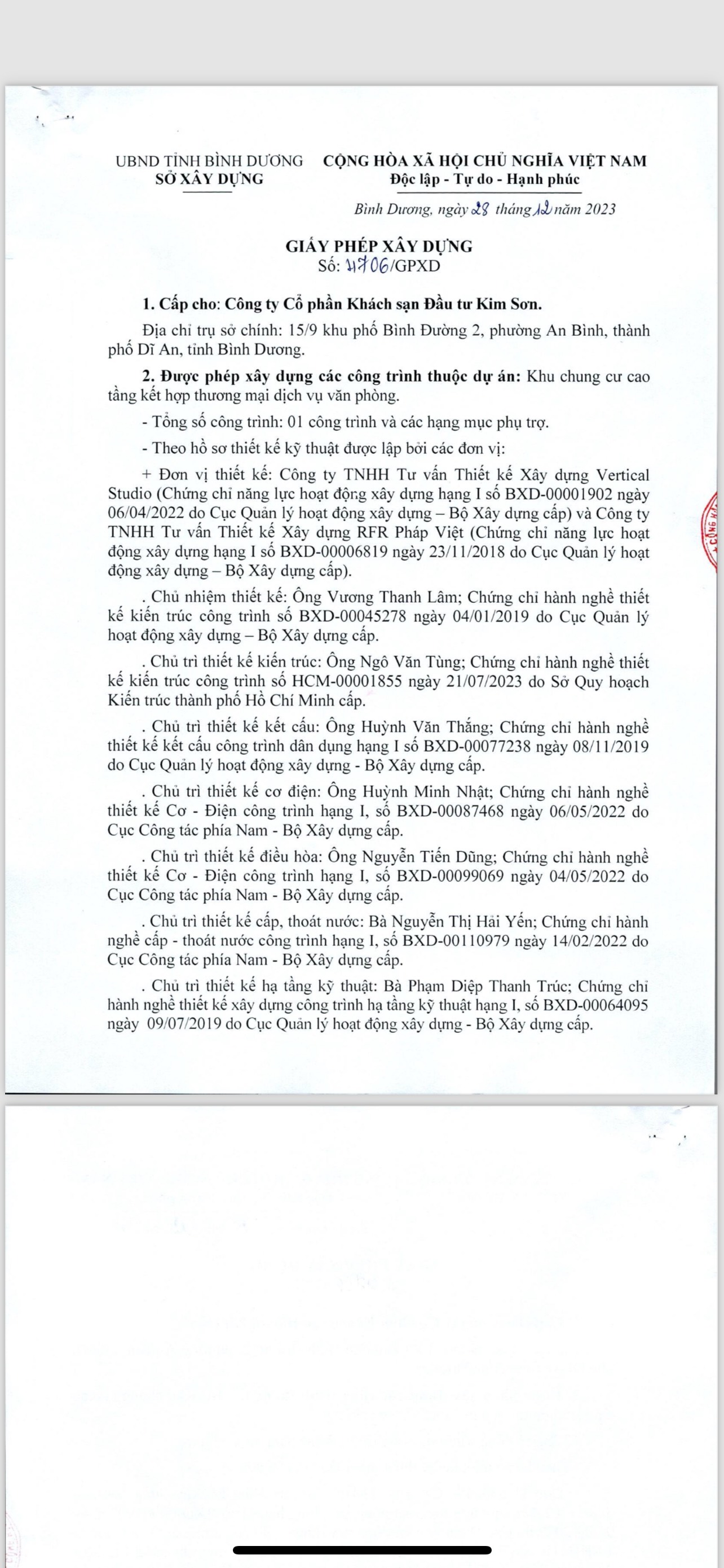 giấy phép xây dựng Tiến độ xây dựng dự án Picity Sky Park Bình Dương