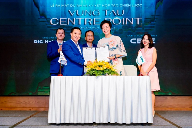 Ký kết cbre và Dic holdings