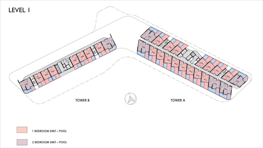 Mặt bằng tầng Ixora Ho Tram