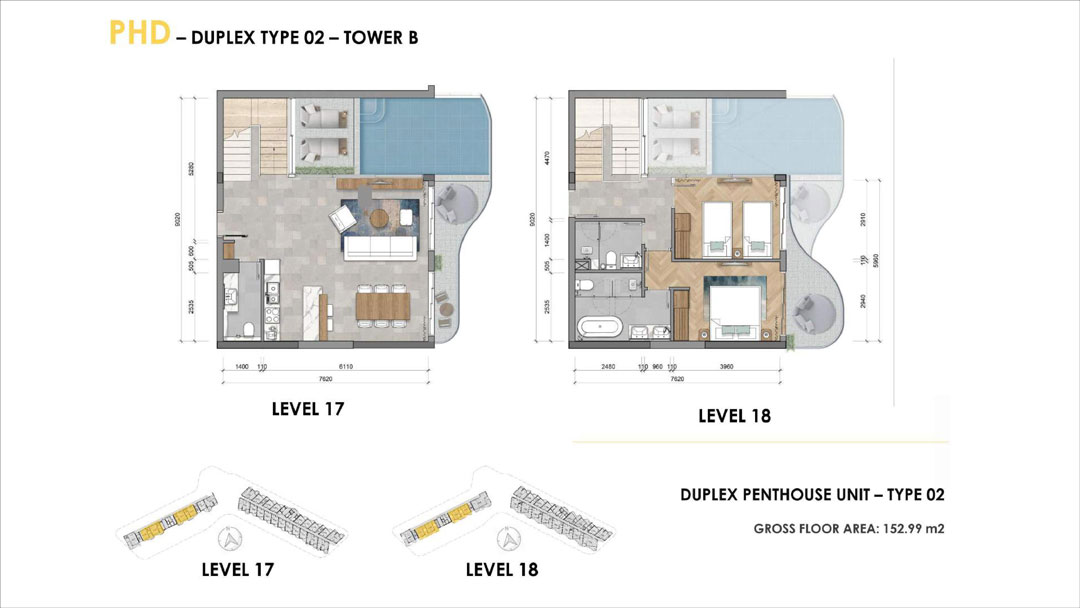 Duplex Penthouse Ixora Ho Tram