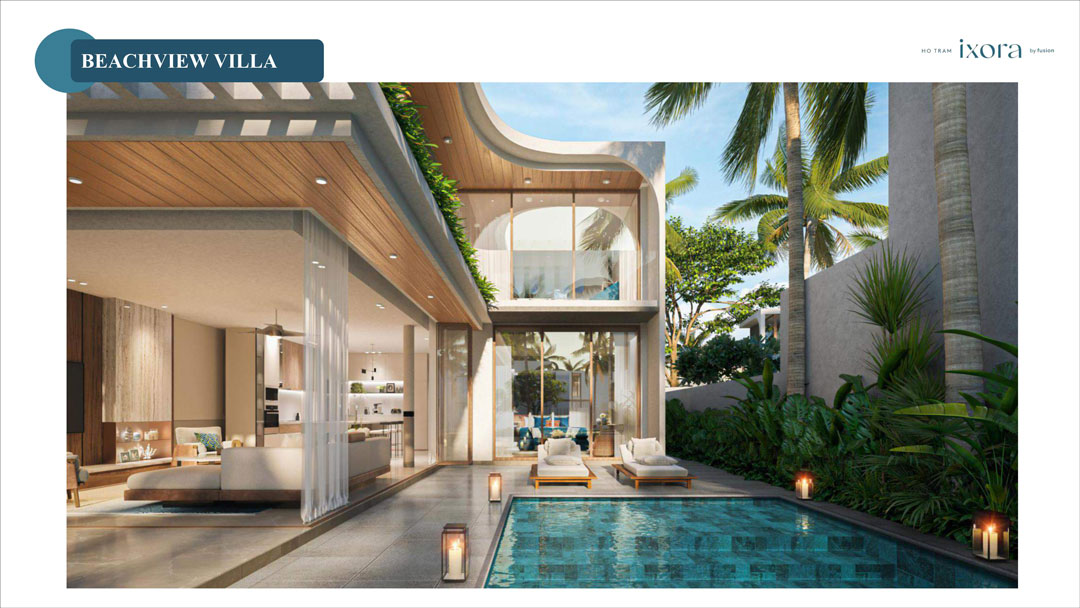 Beach view Villa Ixora Hồ Tràm