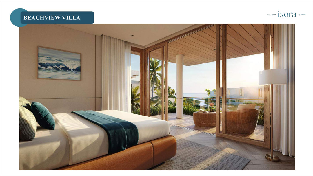 Beach view Villa Ixora Hồ Tràm