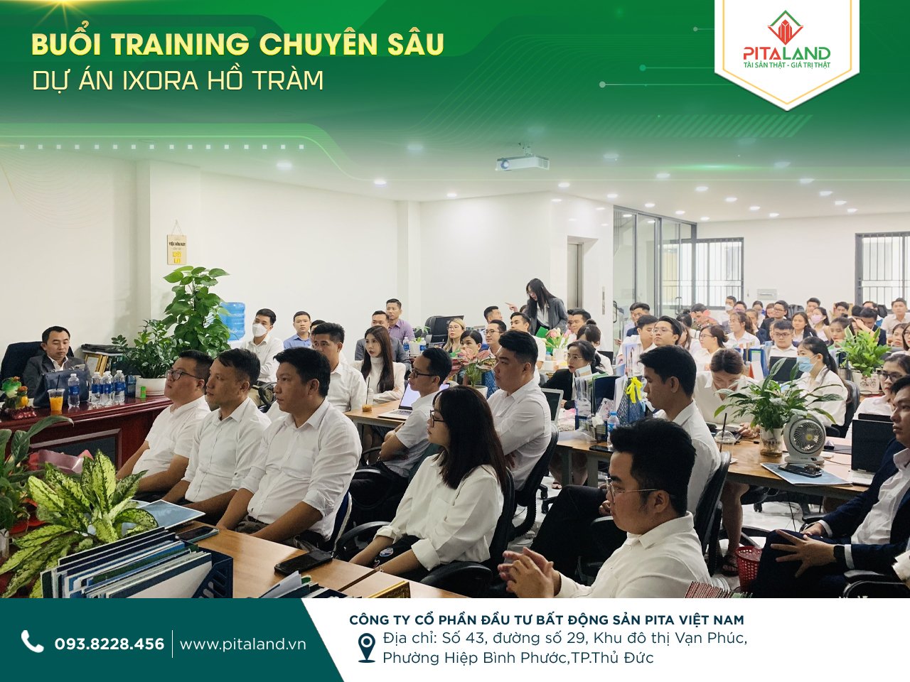 PITALAND TRAINING DỰ ÁN IXORA HỒ TRÀM