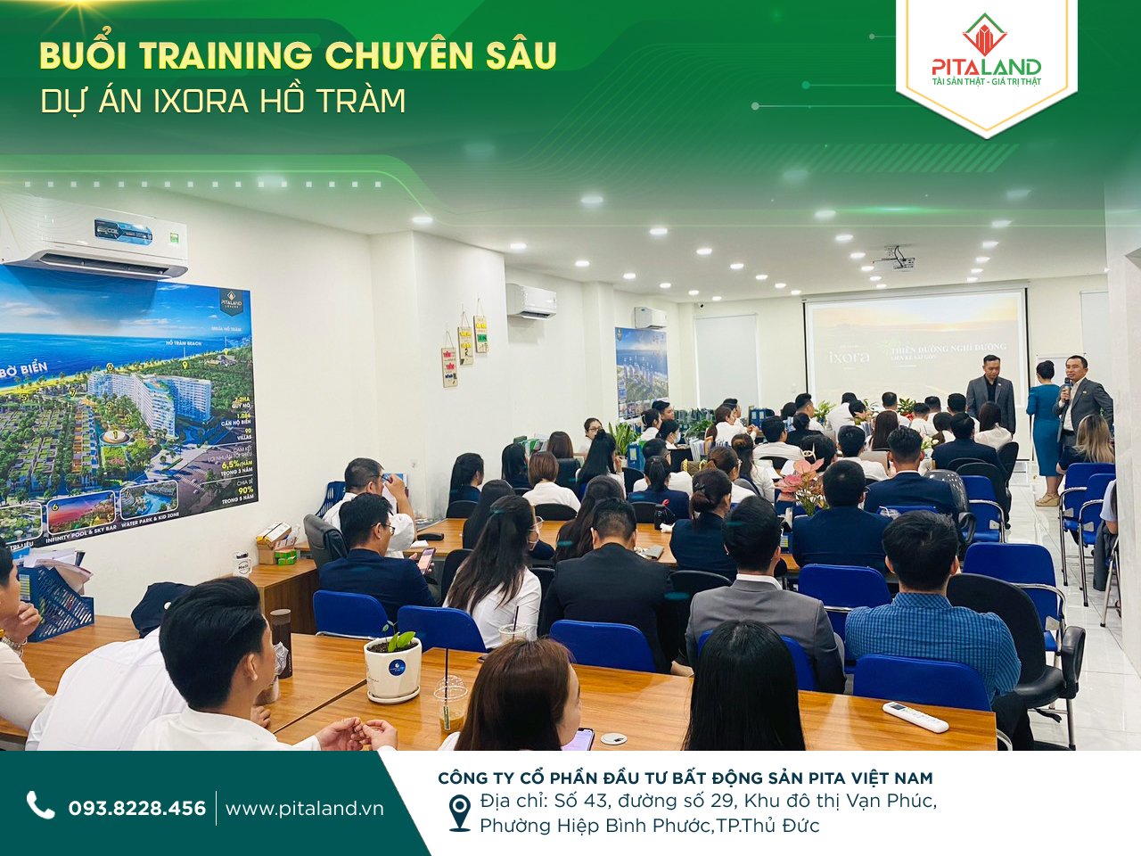 PITALAND TRAINING DỰ ÁN IXORA HỒ TRÀM