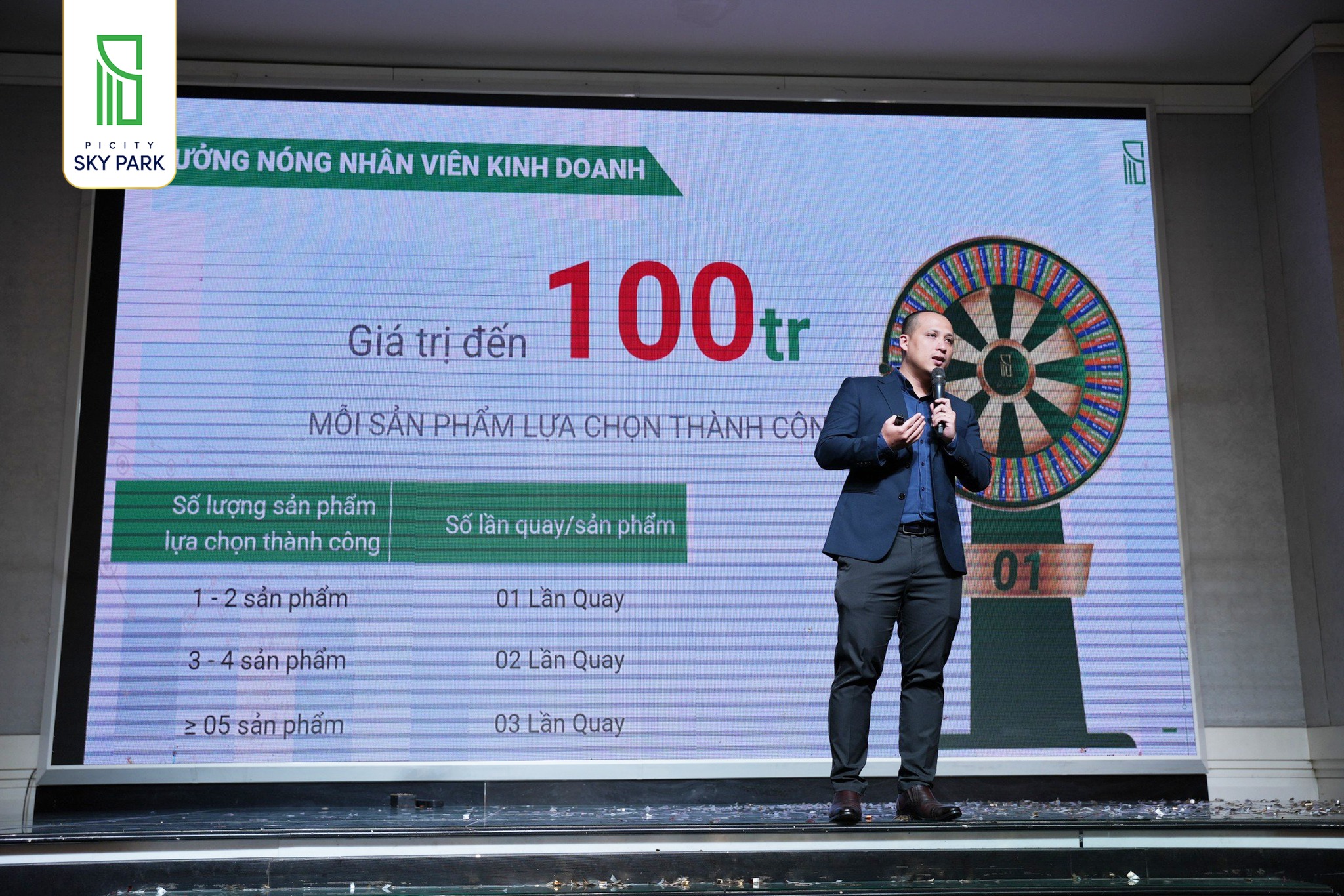 Vòng quay may mắn tại Picity Sky Park