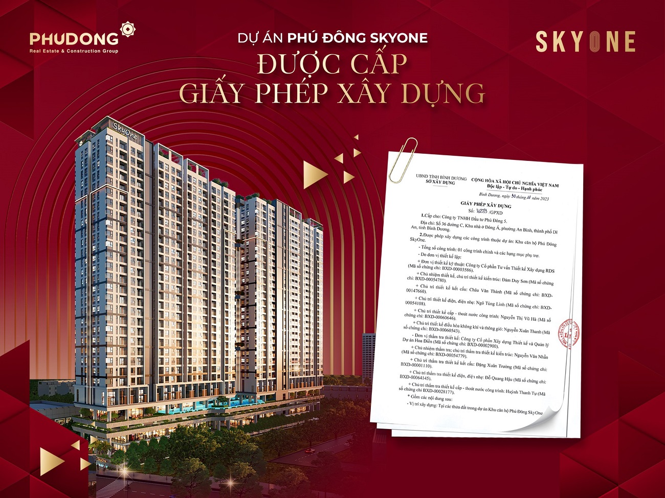 Pháp lý dự án Phú Đông Sky One