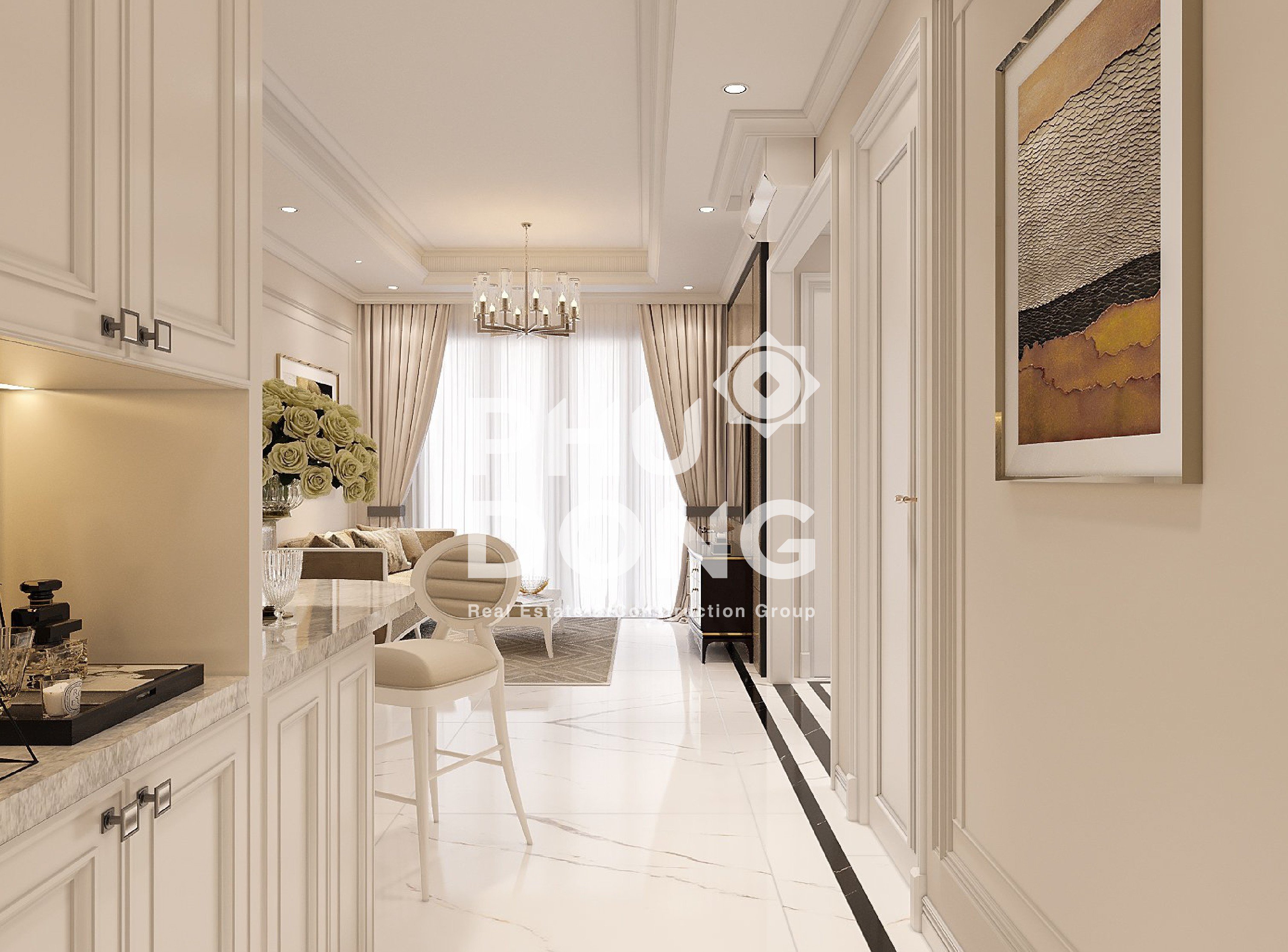 Căn hộ 2pn dự án Phú Đông Sky One