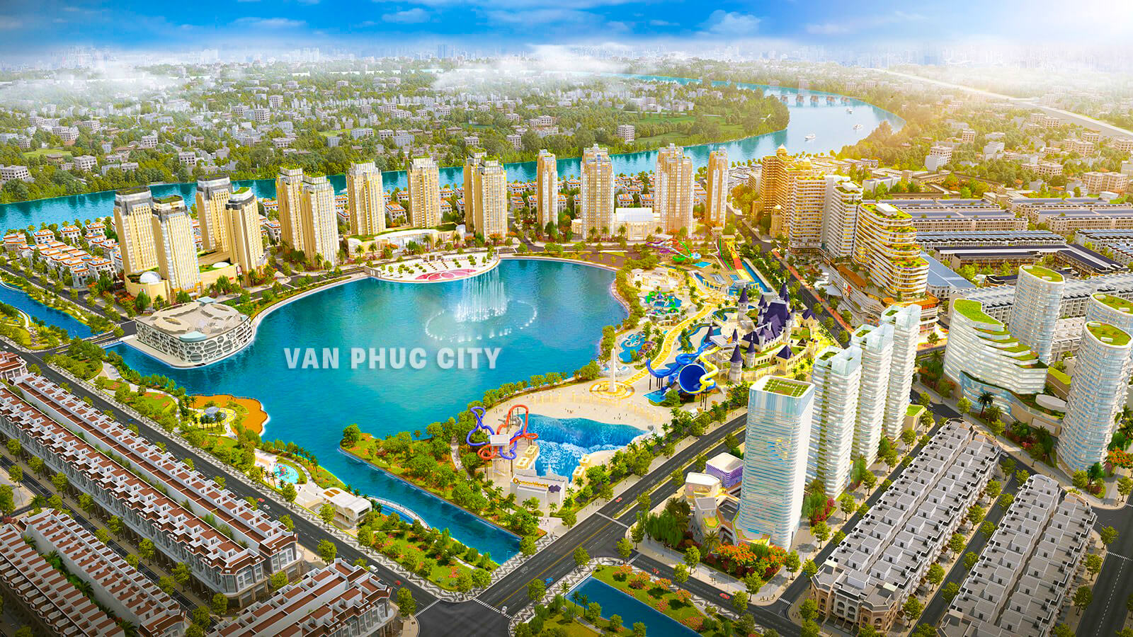Phối Cảnh Tổng Quan Khu Đô Thị Vạn Phúc City Thủ Đức