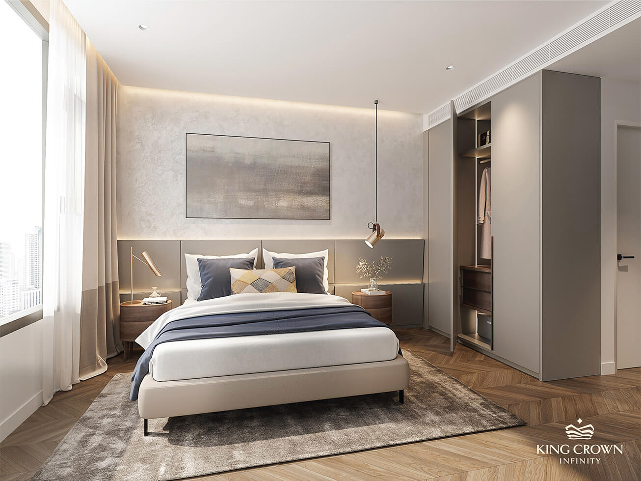 Căn Hộ 3 Phòng Ngủ King Crown Infinity