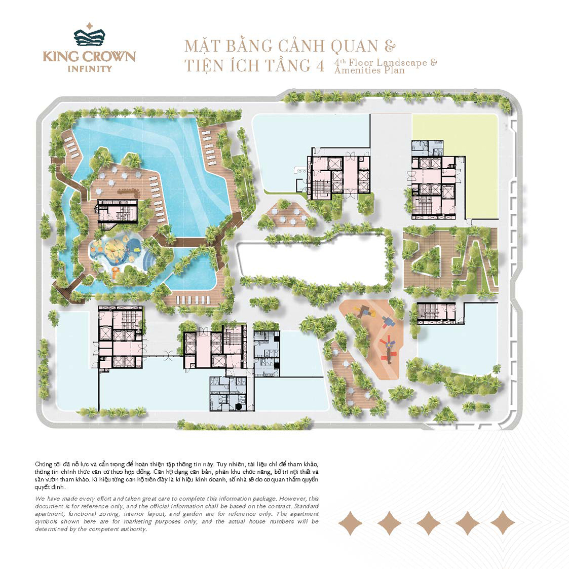 MẶT BẰNG CẢNH QUAN & TIỆN ÍCH TẦNG 4