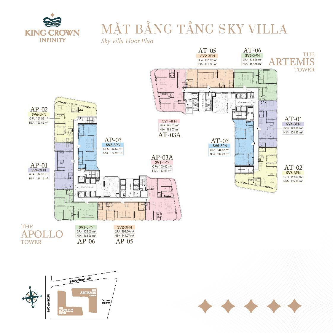 MẶT BẰNG TẦNG SKY VILLA