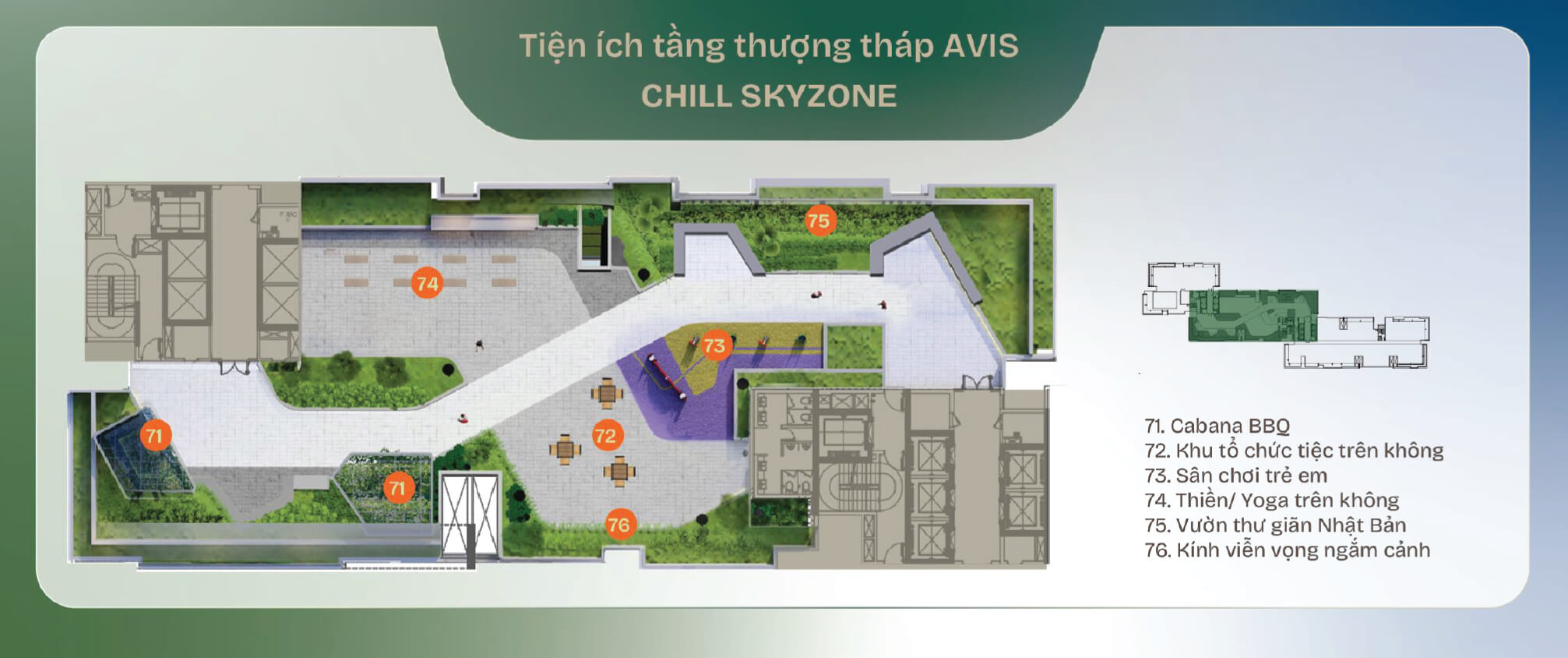 Tiện Ích Tầng Thượng