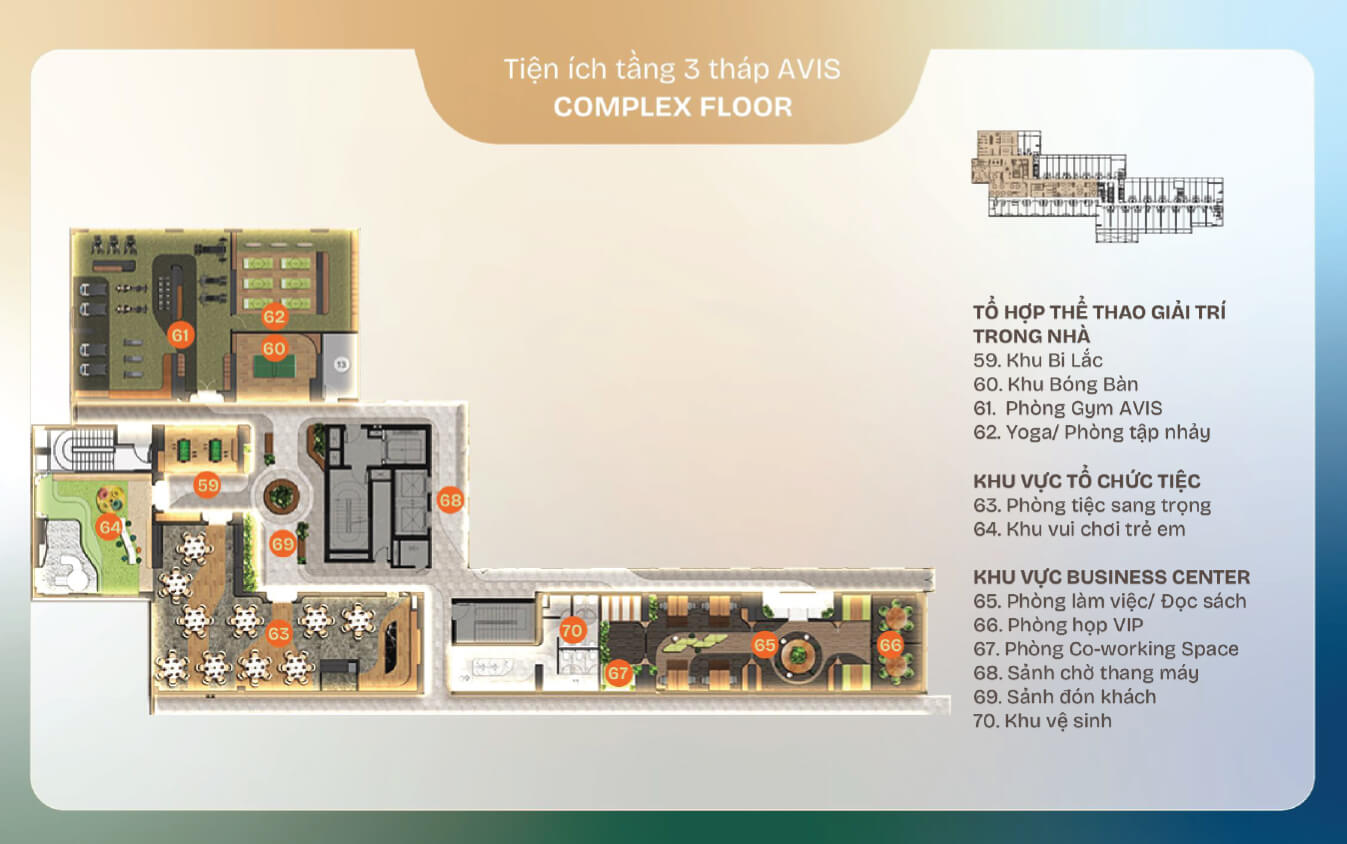 Tiện Ích Tầng 3