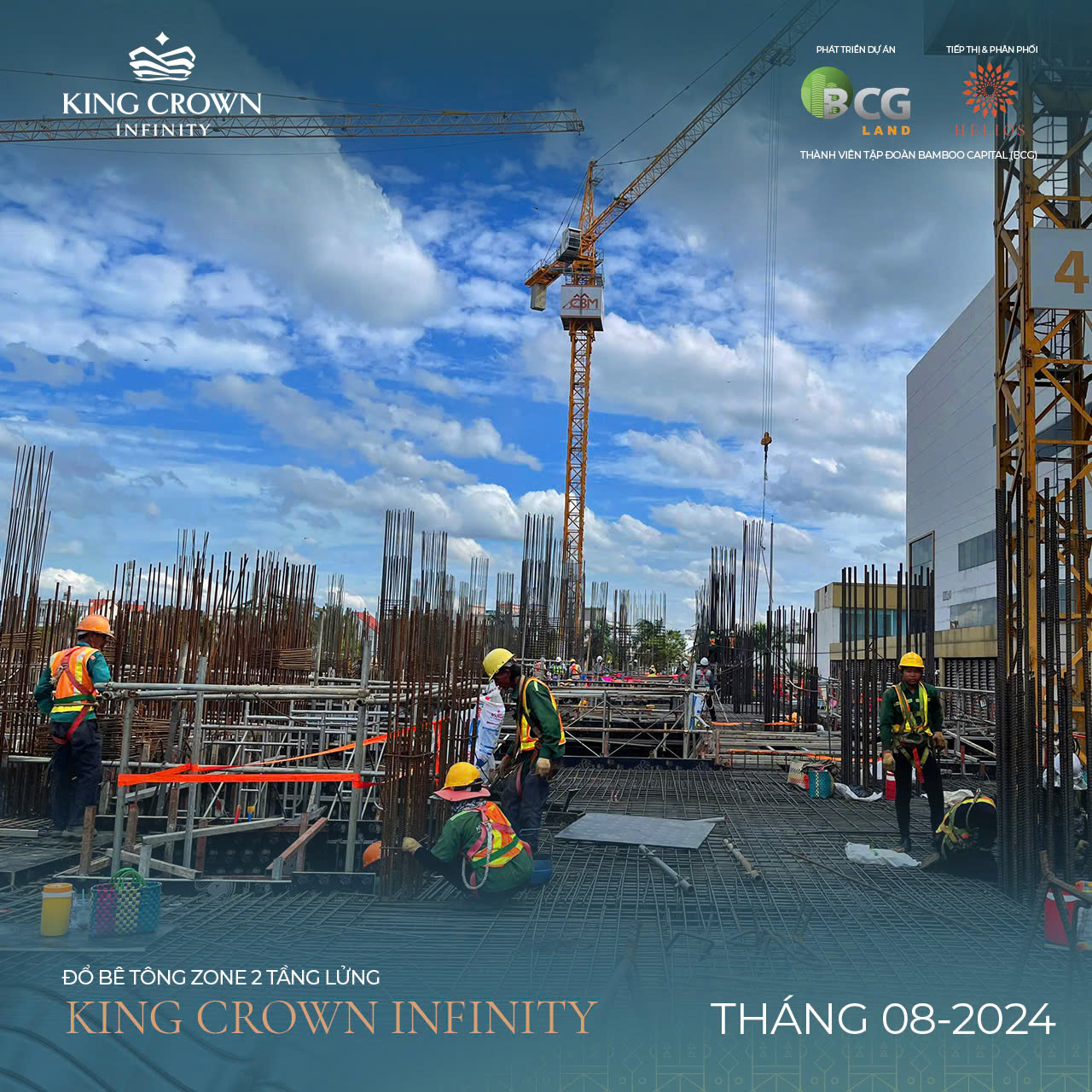Tiến Độ Căn Hộ King Crown Infinity