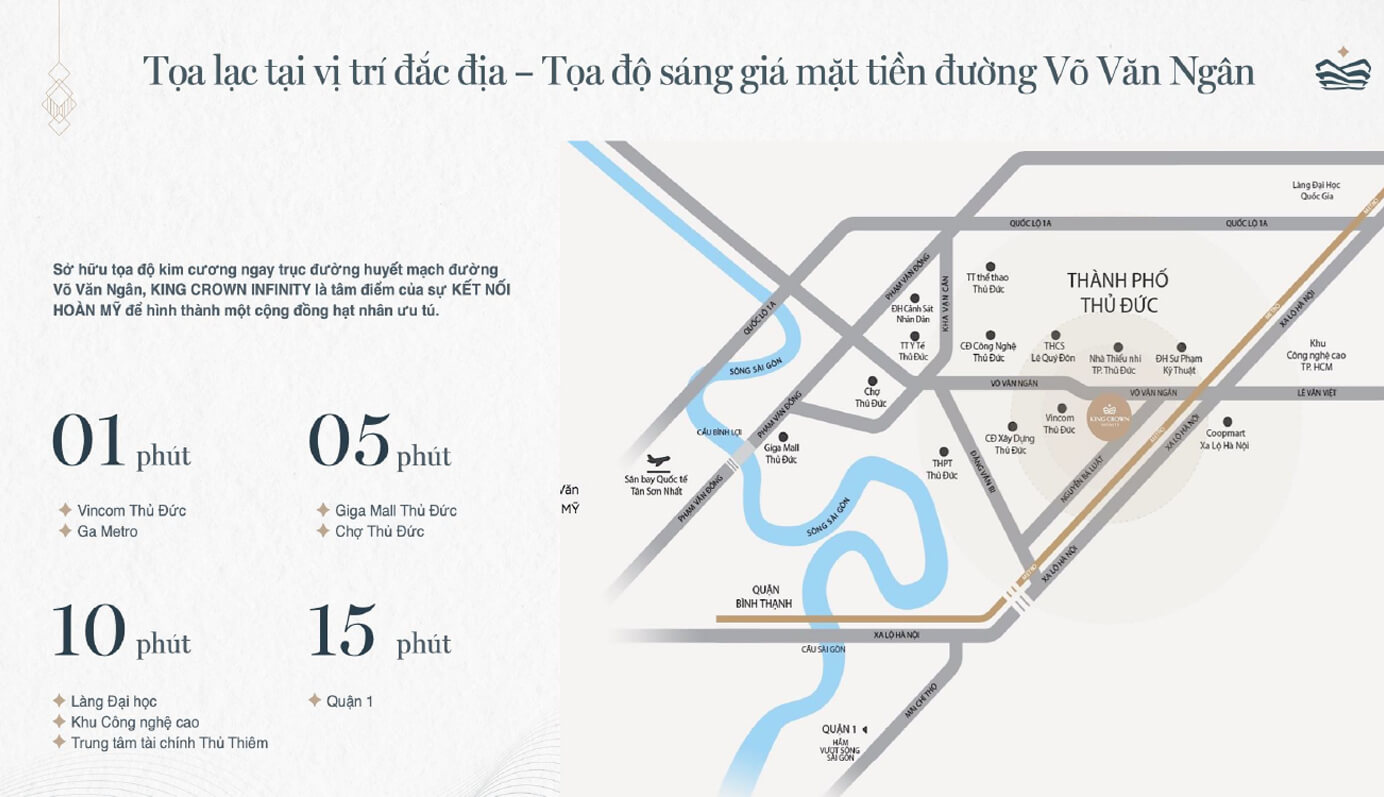 Vị trí King Crown Infinity