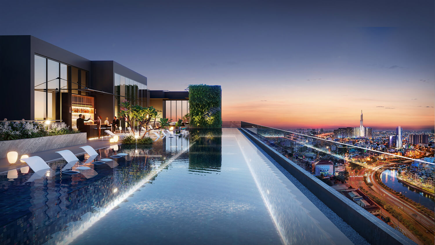 HỒ BƠI ROOFTOP DỰ ÁN LANCASTER LEGACY