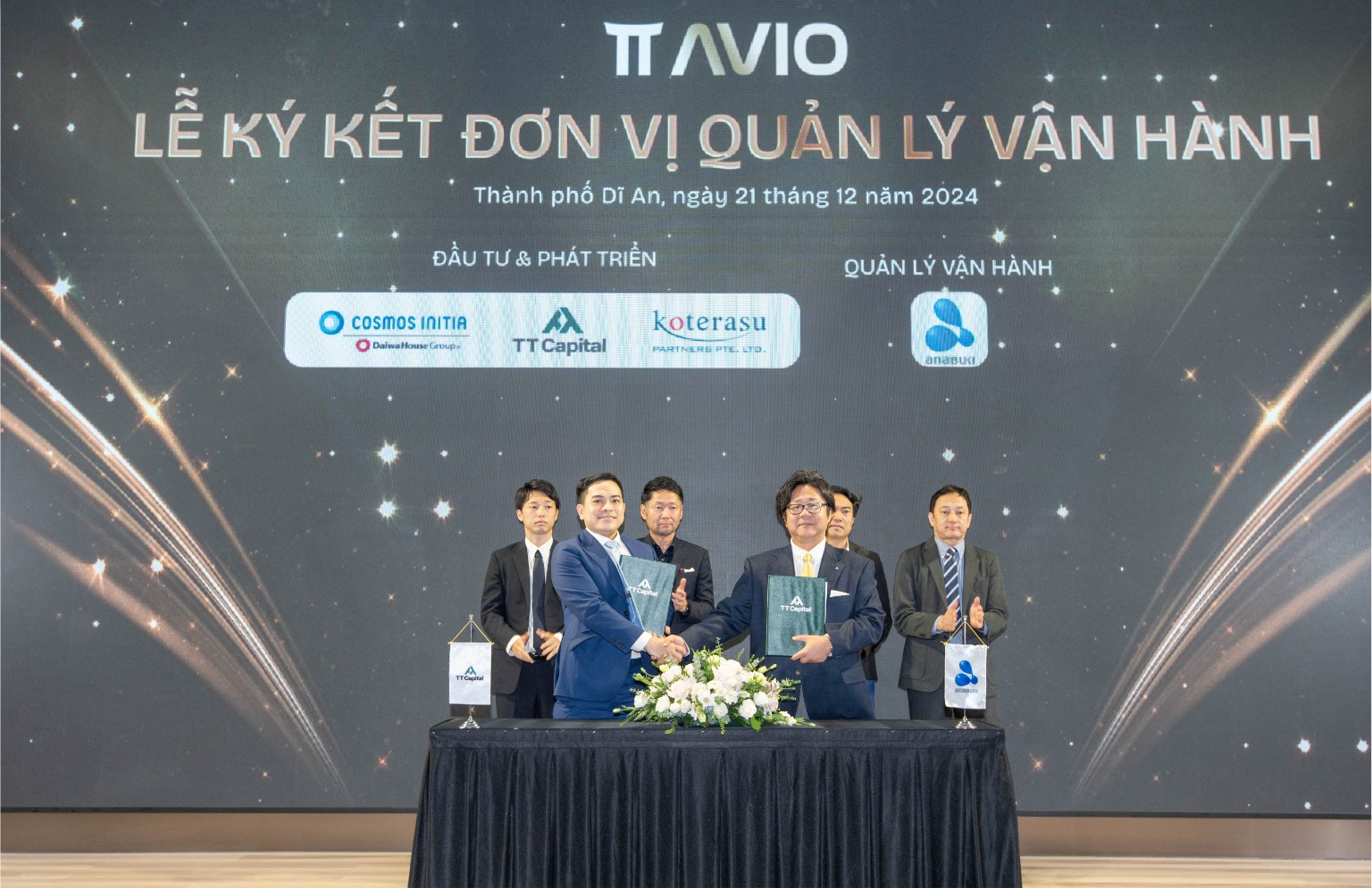 Anabuki Nhật Bản chính thức quản lý vận hành TT AVIO