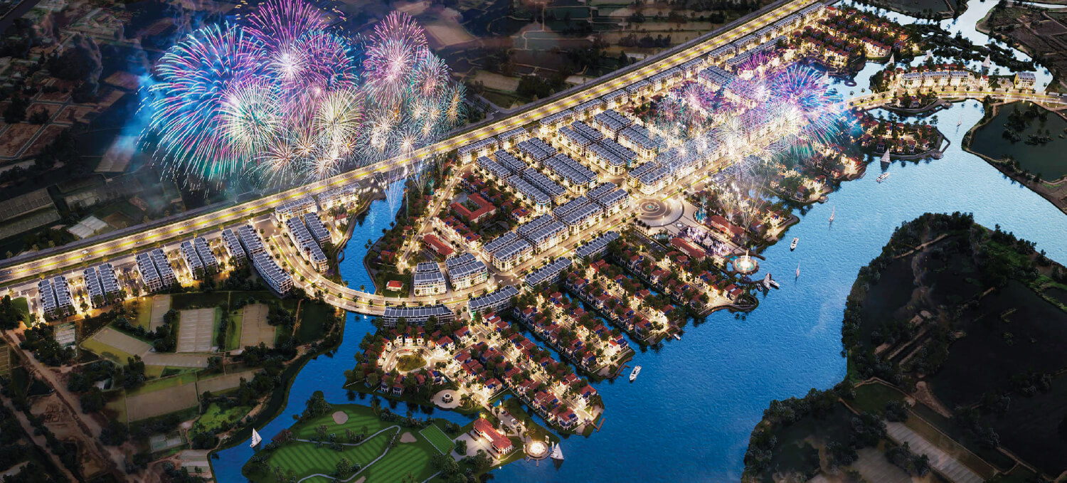 View Ban Đêm Dự án Gold Coast Vung Tau