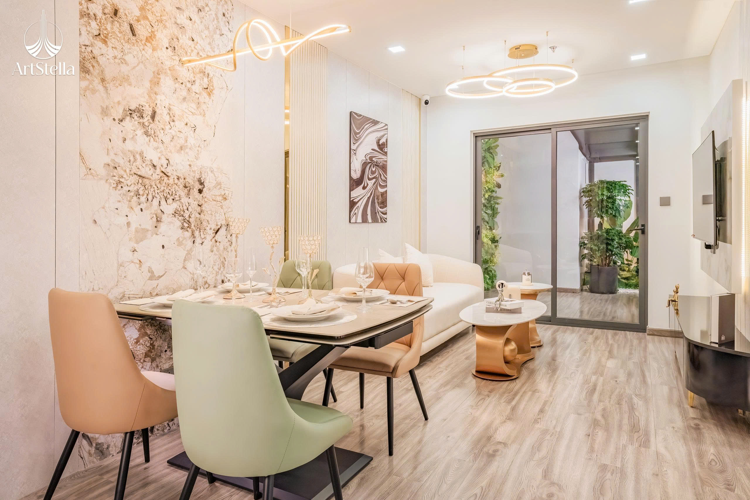 Căn hộ mẫu 2PN Dự án ArtStella