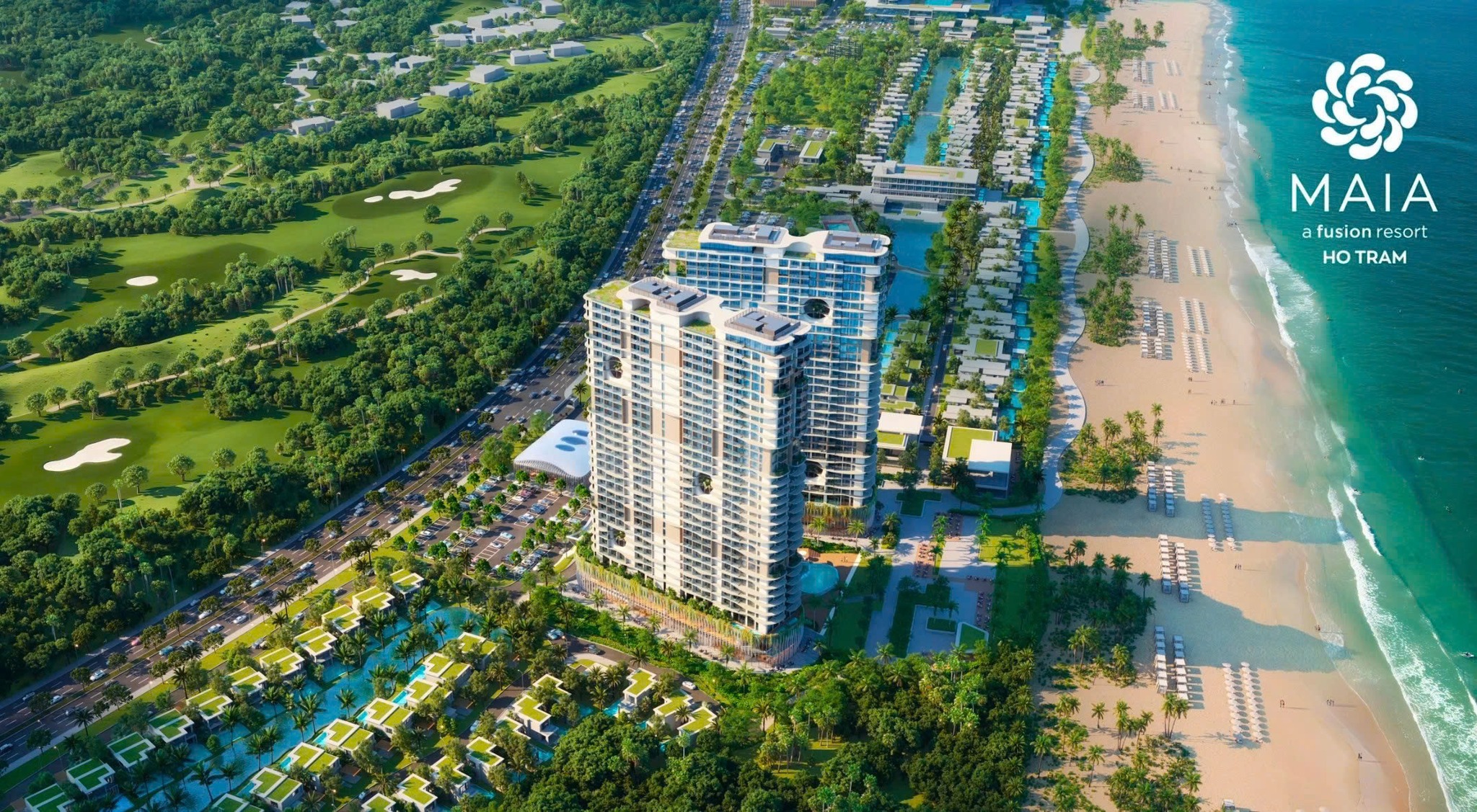 Phối Cảnh Tổng Quan Dự án Maia Resort Hồ Tràm