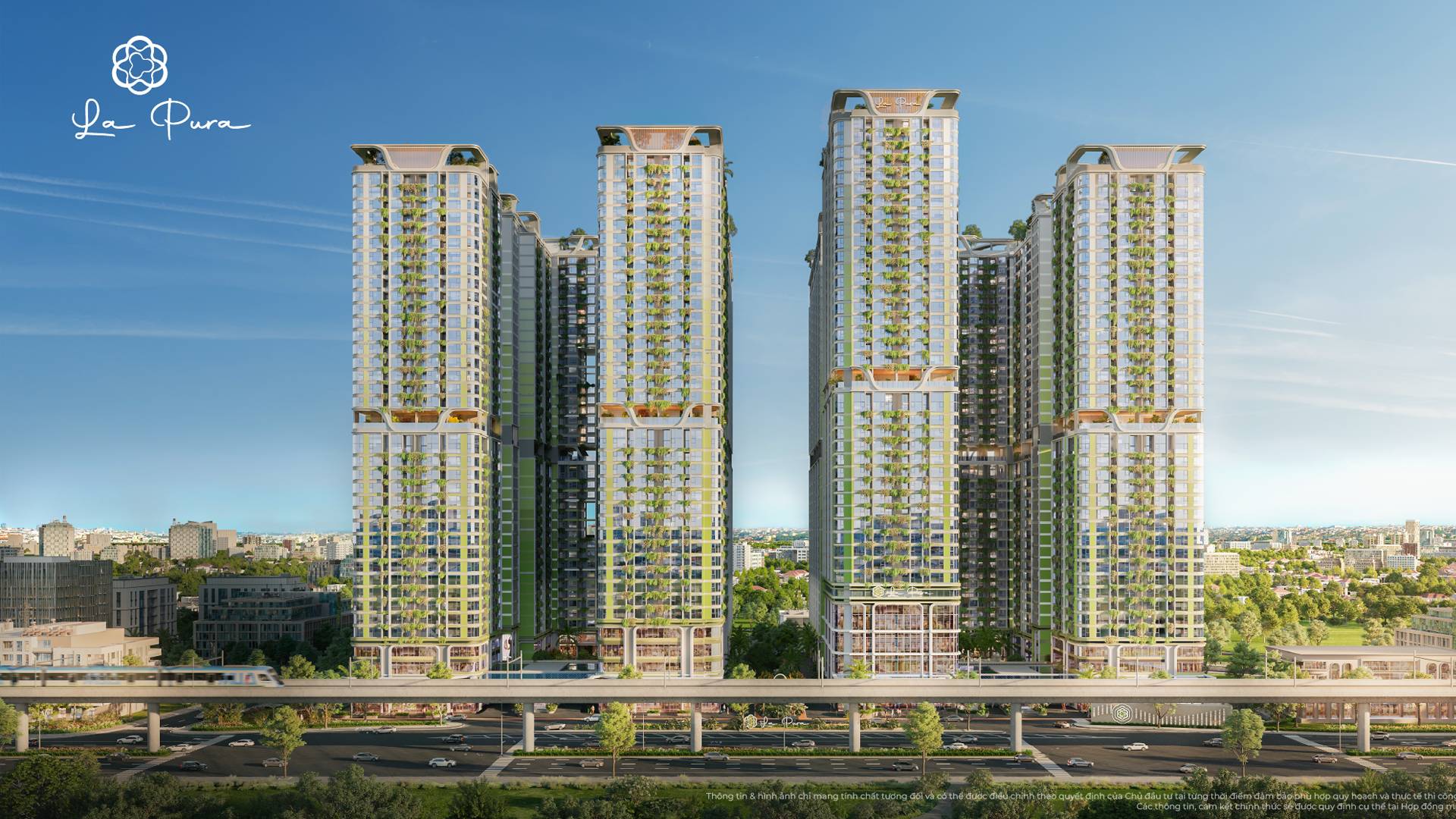 Hình ảnh dự án La Pura nằm ngay mặt tiền Quốc Lộ 13